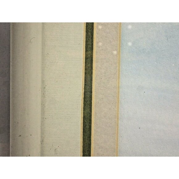 N J Parker Watercolor Print Signed Framed Matted Floral Wine Bucket Pastel - Picture 5 of 6